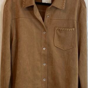 Bagatelle Brown Suede Utility Jacket